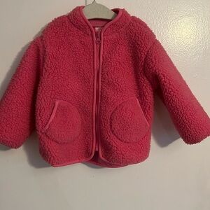 Zara Teddy Bear Jacket Size 12-18 Months With Matching Hat